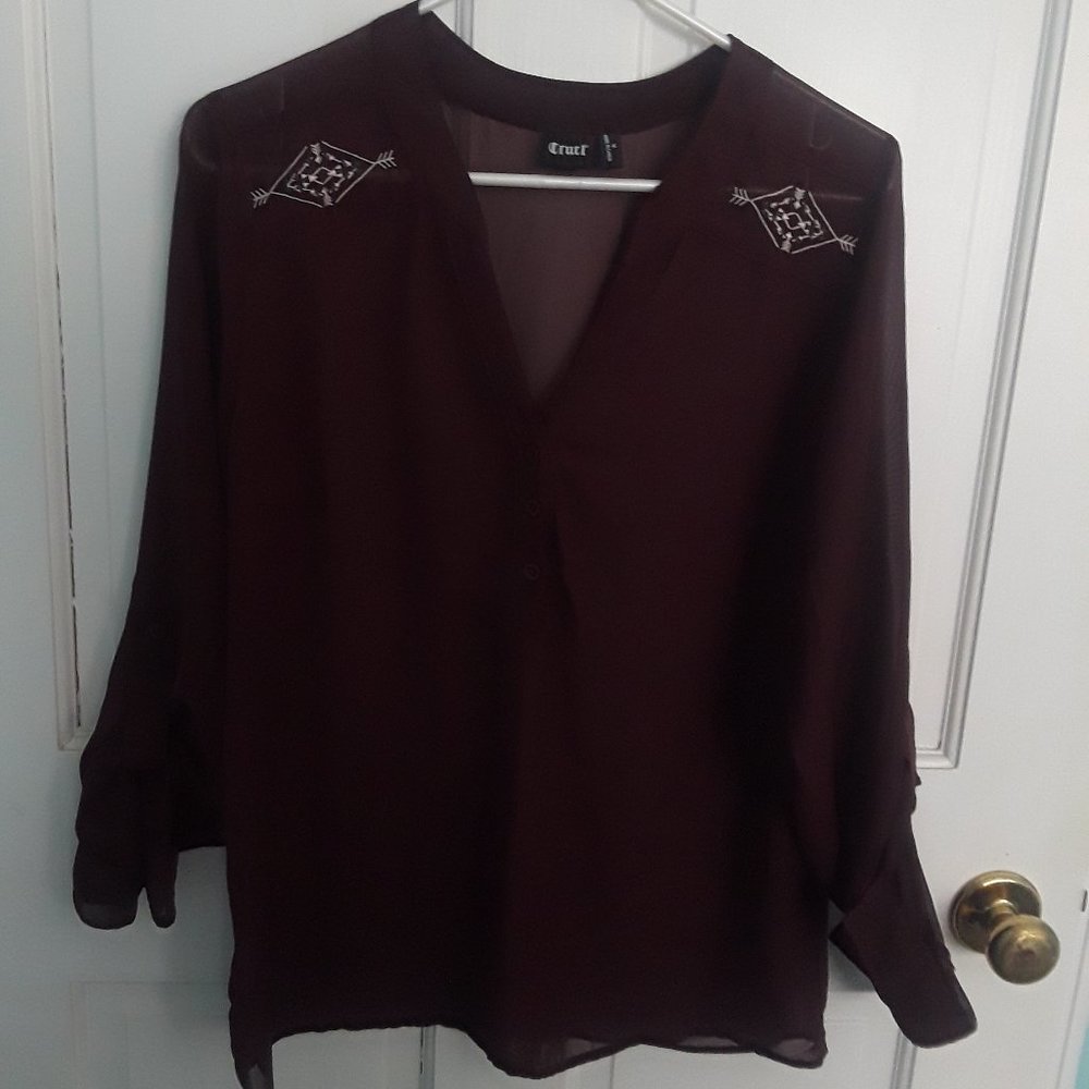 Cruel Girl Sheer Blouse